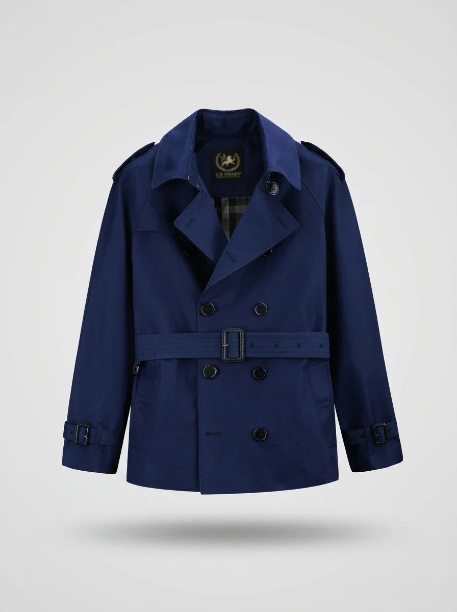 Trench court coton doublure amovible business homme - Vue 14 - Trench court
