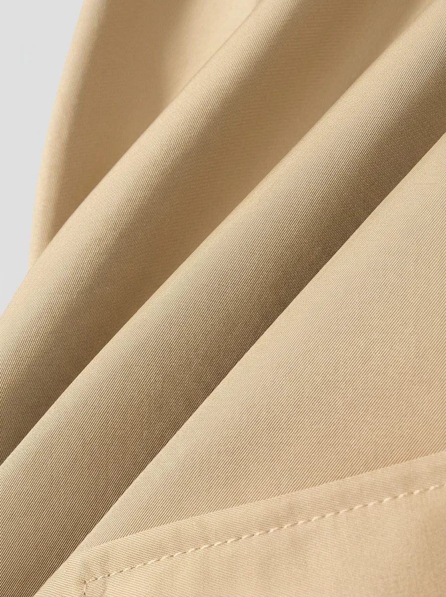 Trench court femme classique professionnel mi-saison avec ceinture - Vue 9 - Trench court