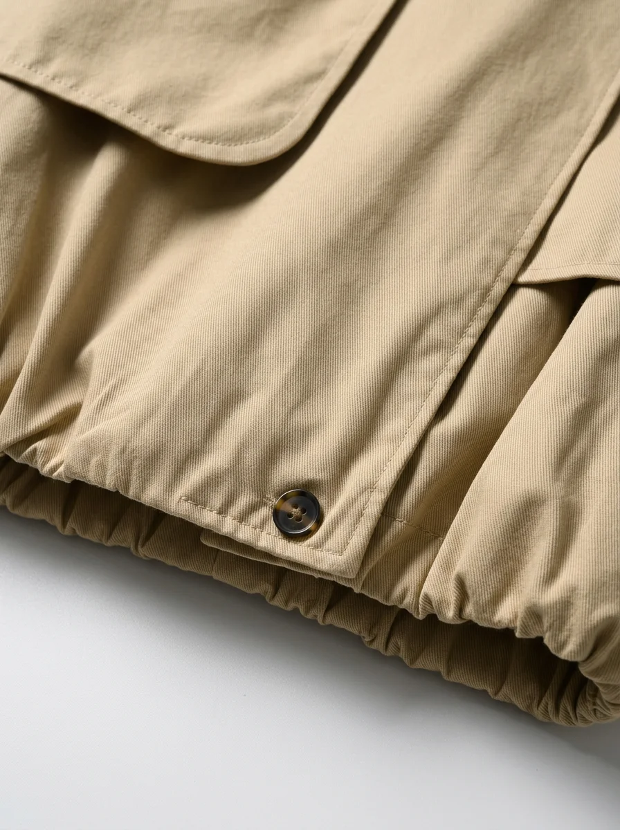 Trench court femme coupe large style urbain décontracté - Vue 4 - Trench court