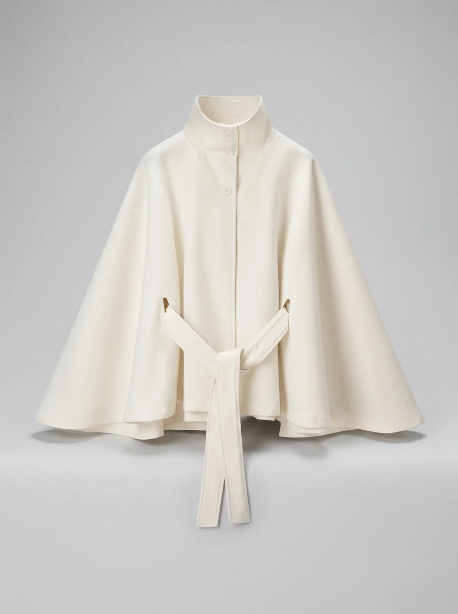 Trench court femme élégant coupe cape manches chauve-souris - Vue 11 - Trench court
