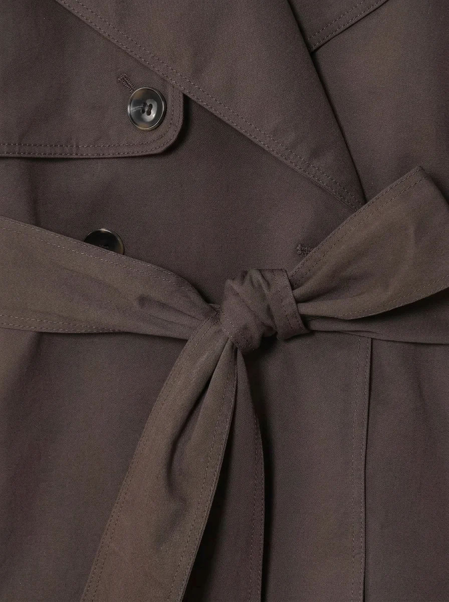 Trench court femme style britannique ample mi-saison - Vue 7 - Trench court