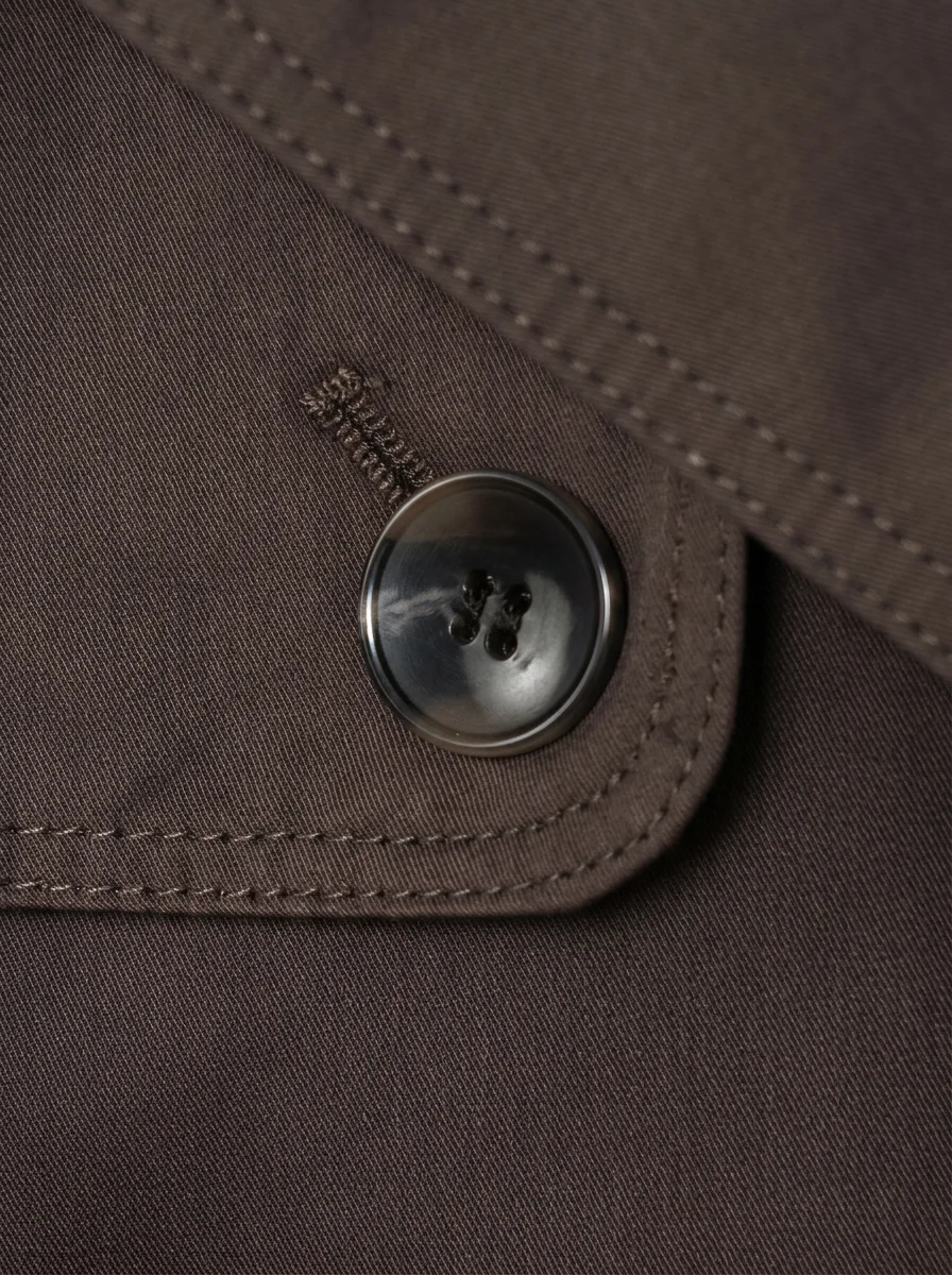 Trench court femme style britannique ample mi-saison - Vue 8 - Trench court