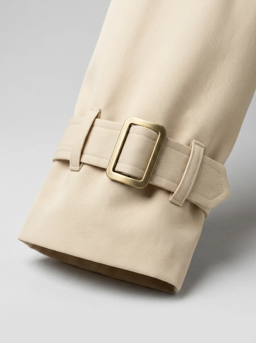 Trench court oversize femme élégant quotidien - Vue 5 - Trench court